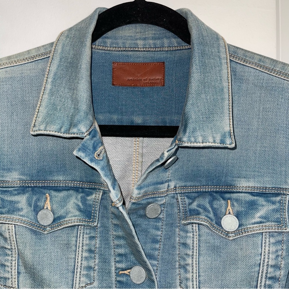 Articles of Society Cropped Denim Jacket